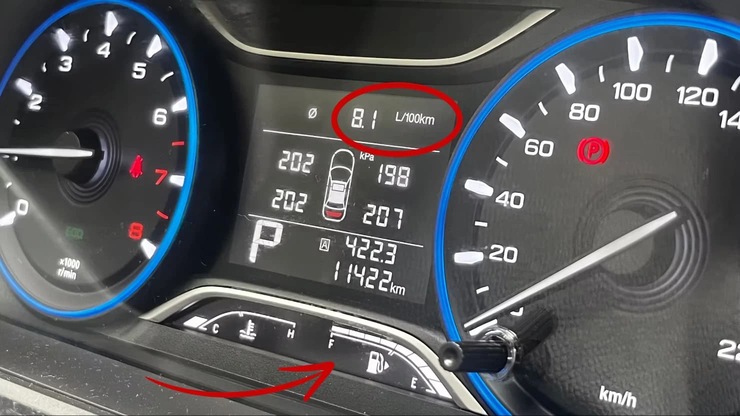 Fuel Consumption of Rental Cars